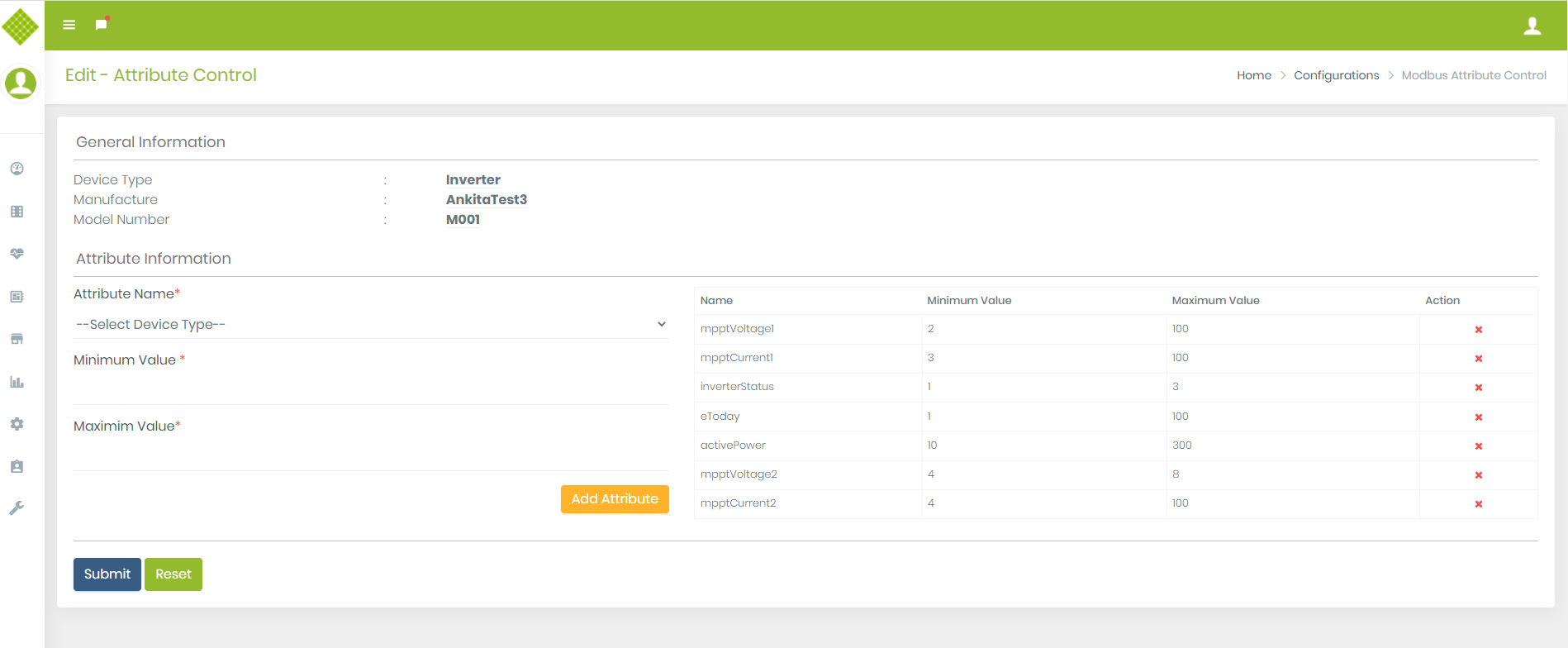 ModbusConfigCtrlAttr