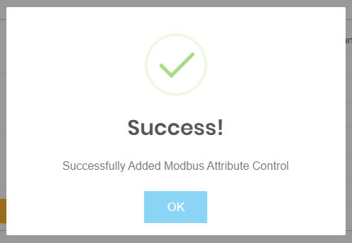 ModbusConfigCtrlAttrSuccess