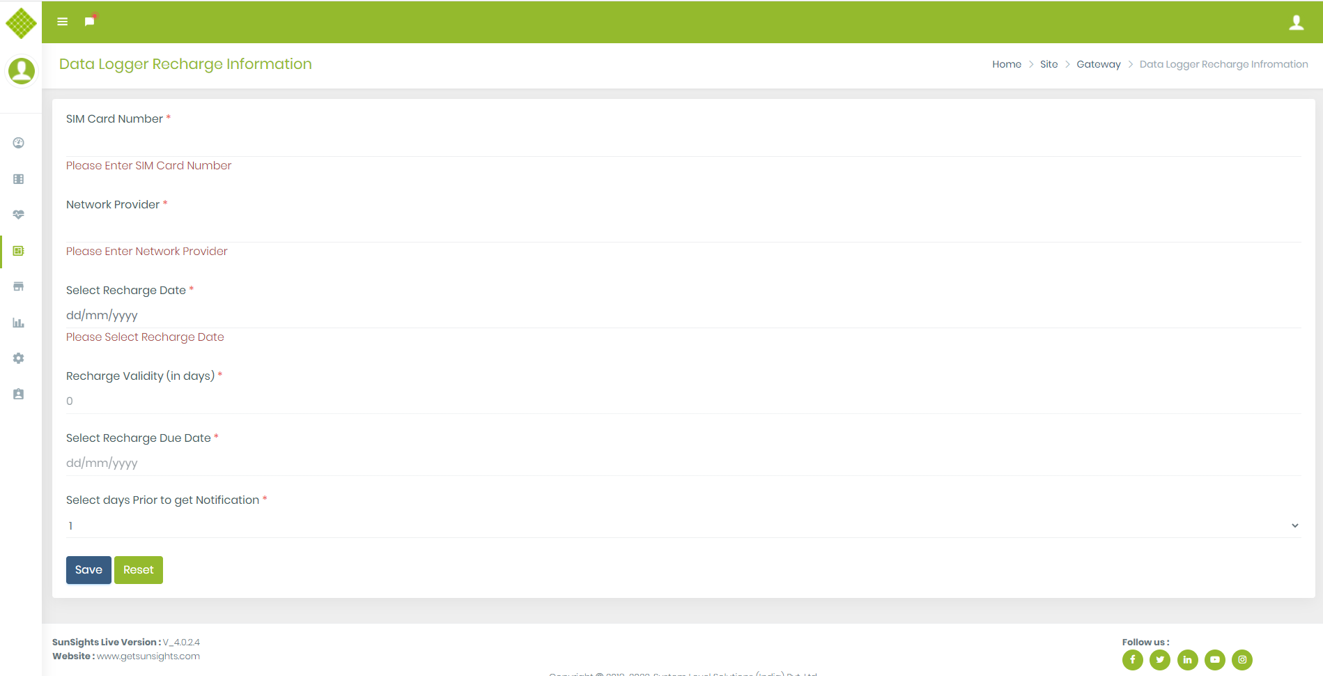 GSMRechargValidation
