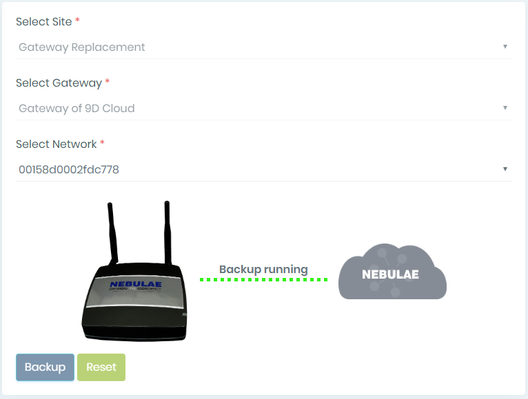 GatewayBackUpRunning