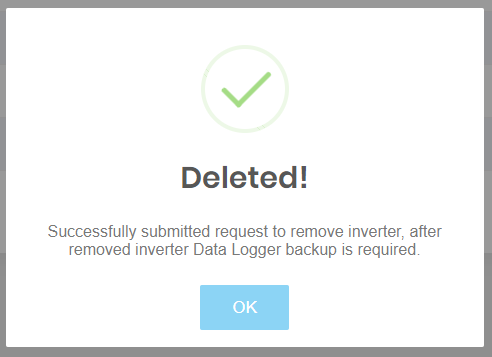 MicroInverterDeleteSuccess