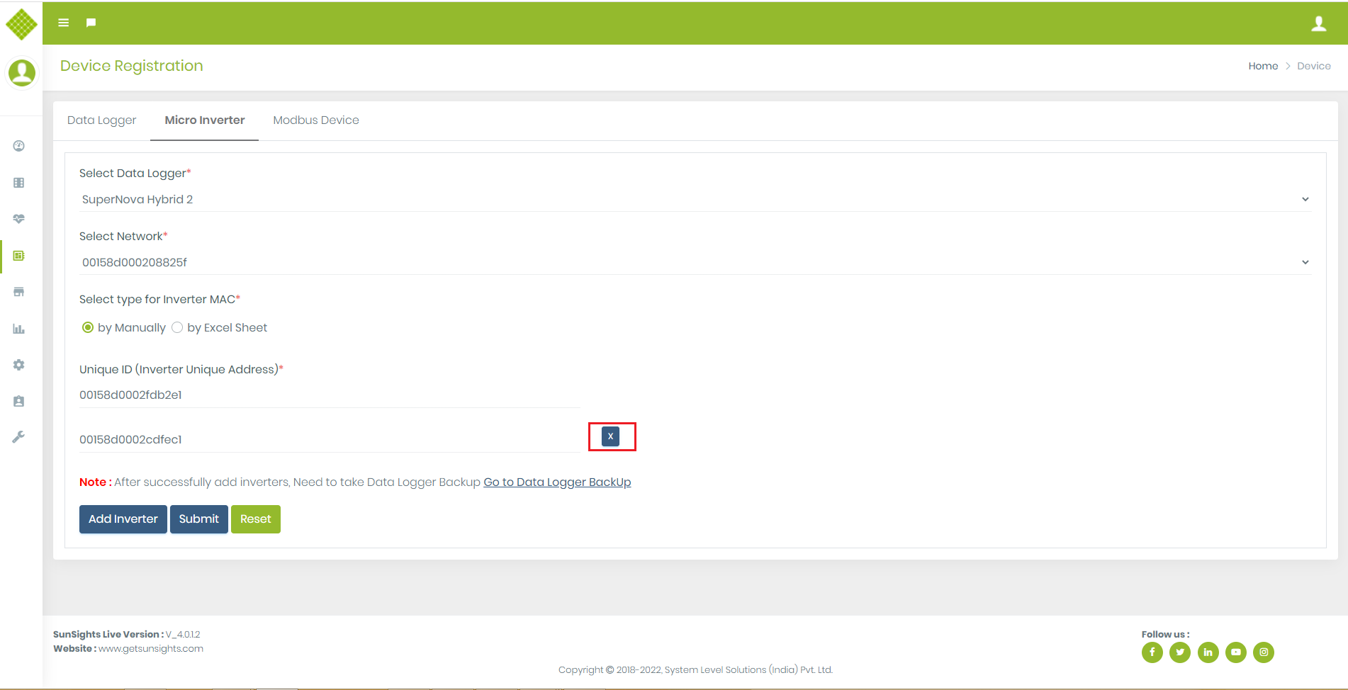 MicroInverterMultipleRemove