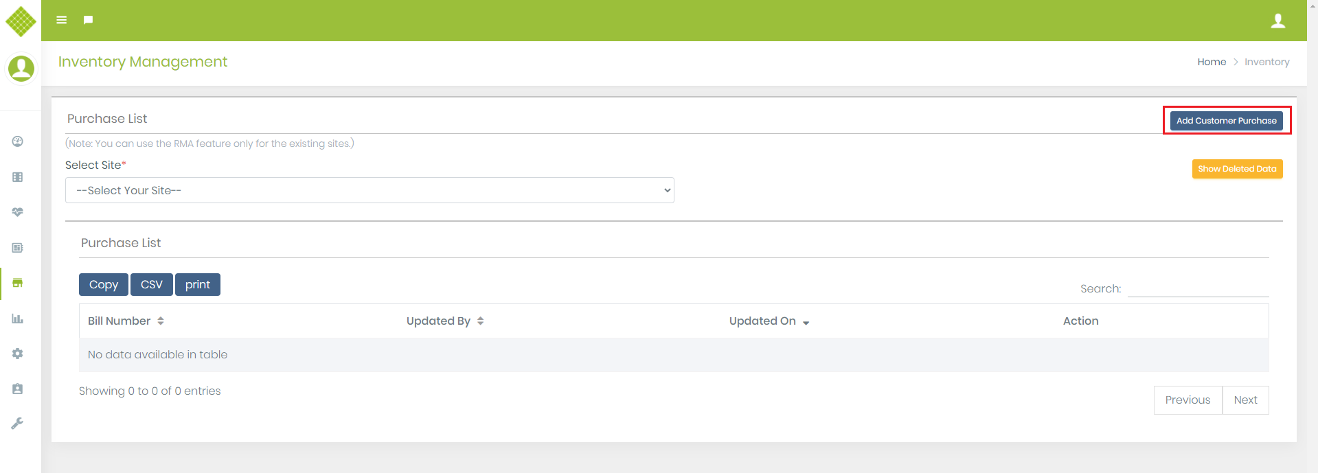 AddCustomerPurchaseMenu