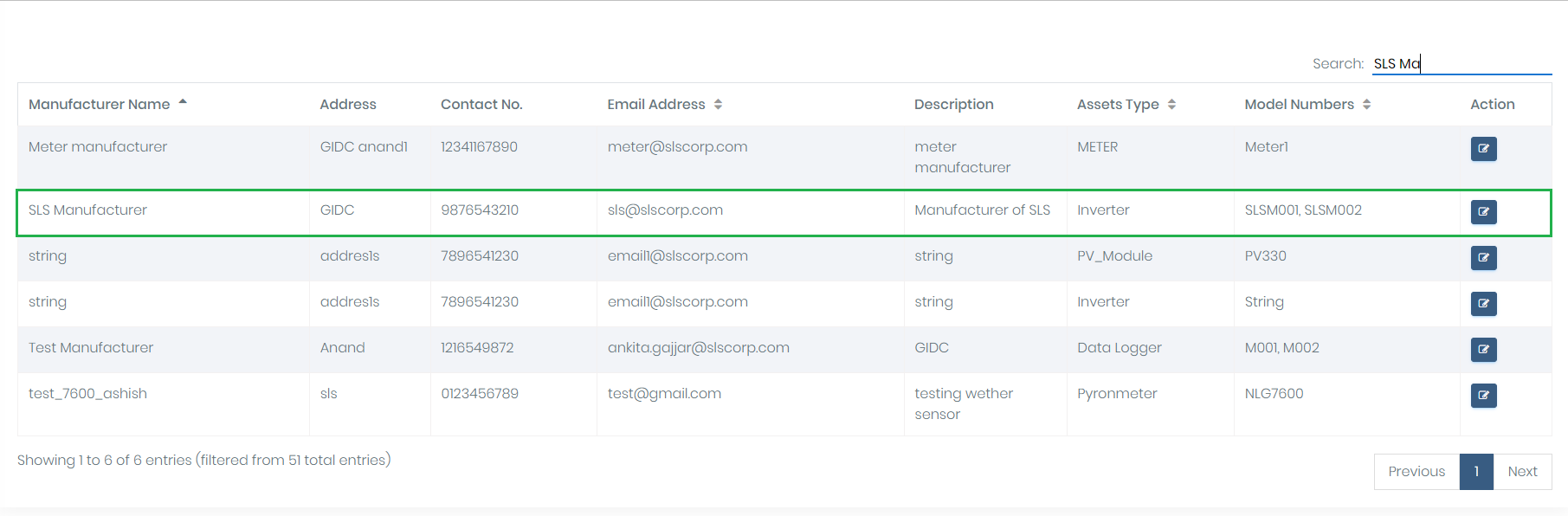 ManufacturerUpdateList