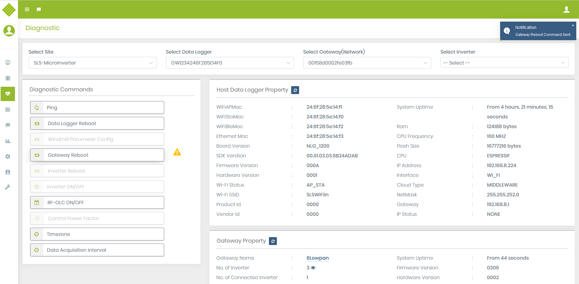 gatewayRebootRequest
