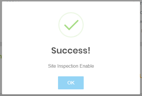SuccessSiteInspection